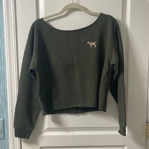 PINK crew neck with back detailing